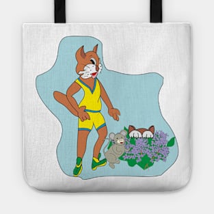 Cats and mouse Tote