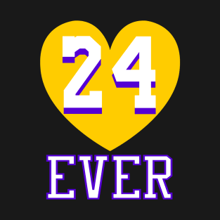 24 Ever LA Memorial Basketball Legend Design T-Shirt