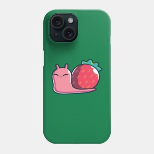 strawberry snail Phone Case