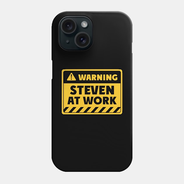 Steven at work Phone Case by EriEri