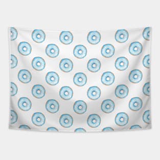 Blue donut Tapestry