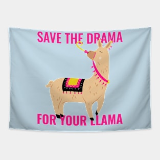 No Drama Llama Tapestry