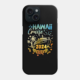 Hawaii Cruise 2024 Family Group Friends Vacation Matching Phone Case