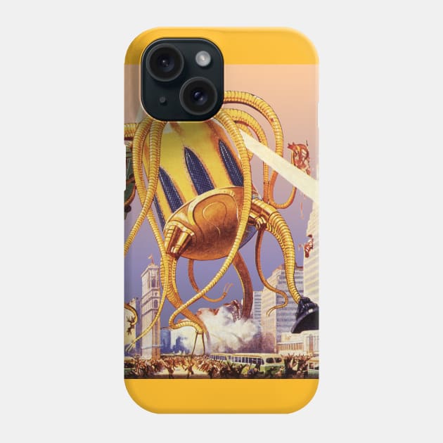 Vintage Science Fiction Phone Case by MasterpieceCafe