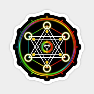 Spiritual Geometry / David's Star 01 Magnet