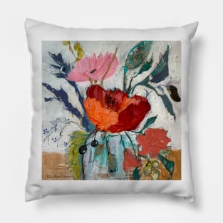 Jar of Flowers Pillow