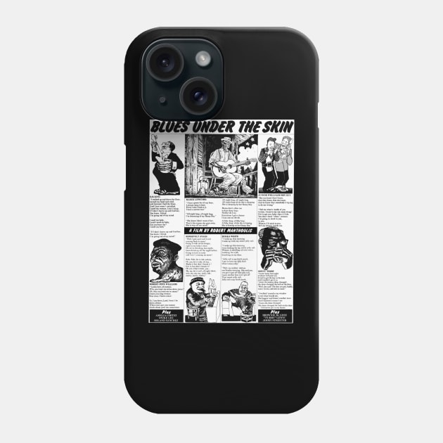 CLASSIC BLUES UNDER THE SKIN 1973 Phone Case by warbotspecial