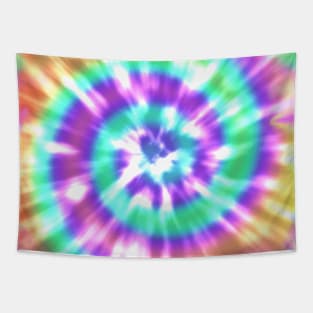 Rainbow Tie Dye - Aesthetic Pink, Purple, Blue, Teal, Yellow, Orange Tapestry