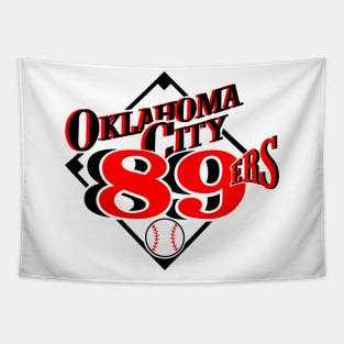 Defunct Oklahoma City 89ers Baseball Tapestry