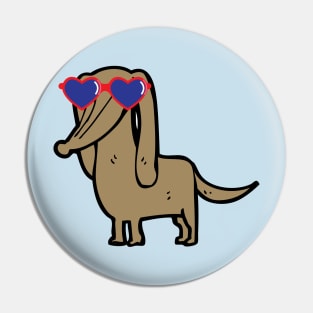 Cool Dachshund Pin