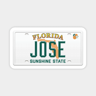 Jose License Plate - FL Magnet