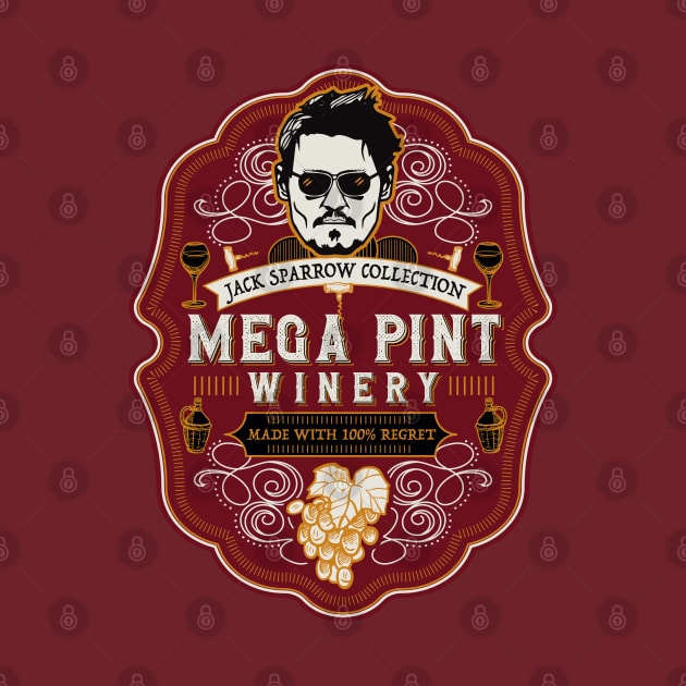 Mega Pint Winery Label by Alema Art