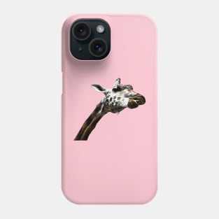 Giraffe on pink / Swiss Artwork Photography Phone Case