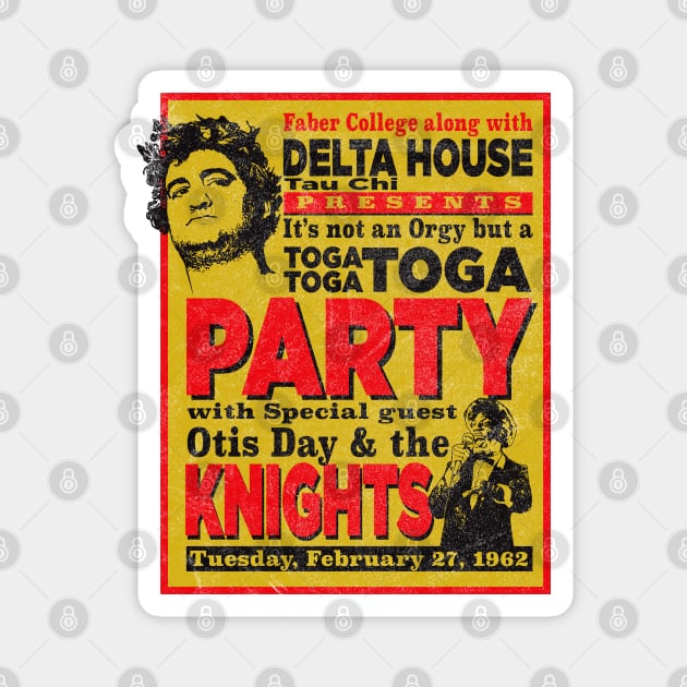 Delta House Flyer from Animal House Magnet by Alema Art