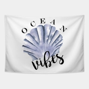 OCEAN VIBES SEA SHELL Tapestry