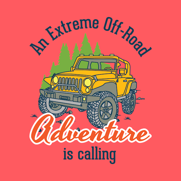An extreme offroad adventure is calling - camping, hikking, trekking, vacation, christmas, new year by The Bombay Brands Pvt Ltd