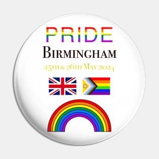 Pride Birmingham UK 2024 Pin