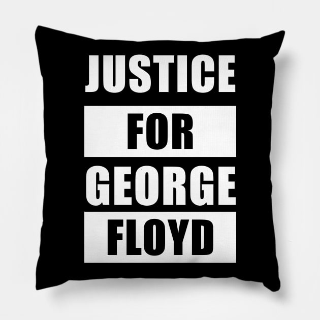 Justice For George Floyd Pillow by teemazong