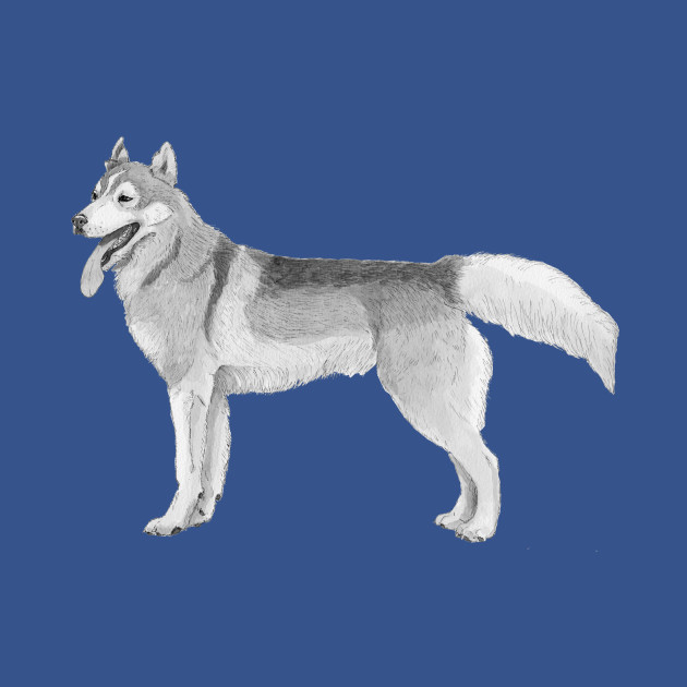 Disover Siberian Husky ink - Husky - T-Shirt