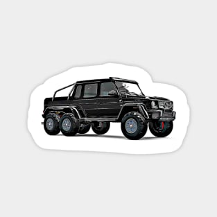 G63 6X6 Truck Cartoon Magnet