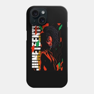 06/19/2023 juneteeth - emancipation of enslaved African Americans Phone Case