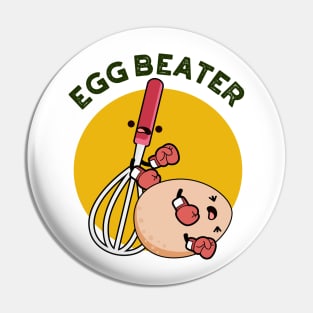 Egg Beater Funny Boxing Pun Pin