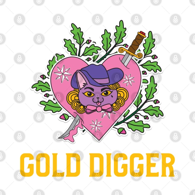 Cute Gold Digger Design by Stevie26