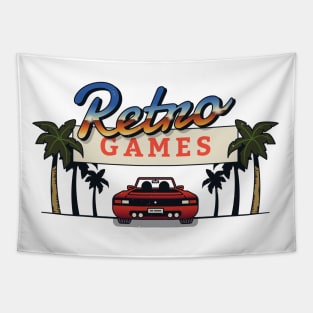 Retro Games for Old School Gamers Tapestry