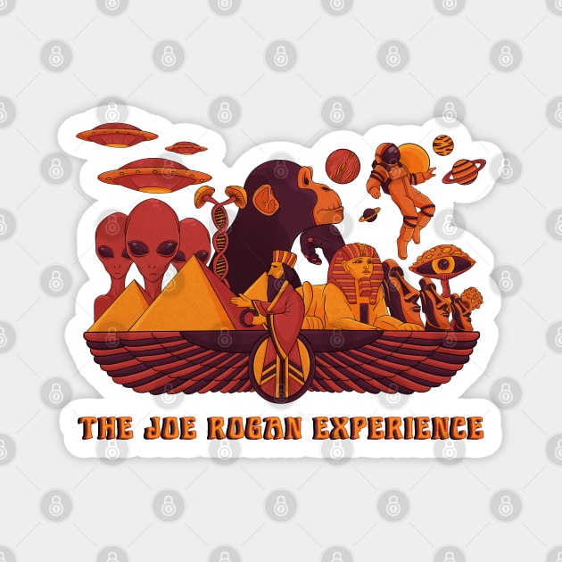 The Joe Rogan Experience - Psychedelic Design Magnet by Artistic Imp