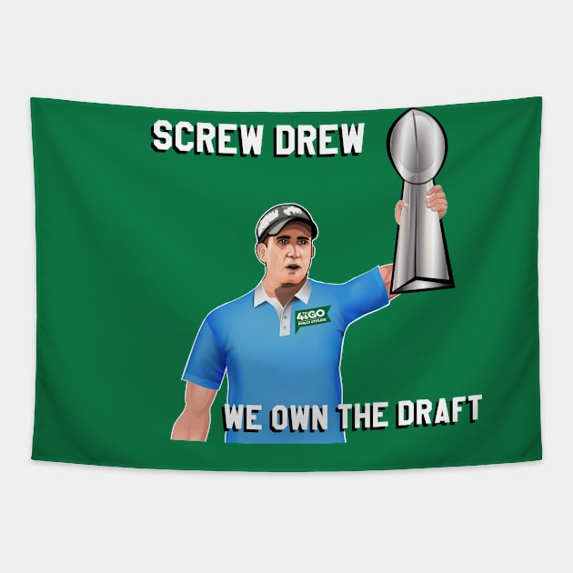 4th and Go "We Own the Draft" Tapestry by 4thandgo