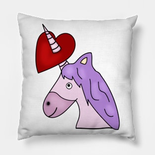 Unicorn Heart Pillow