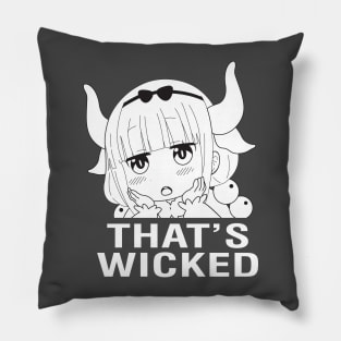 Kanna "That's Wicked" (Black) Pillow