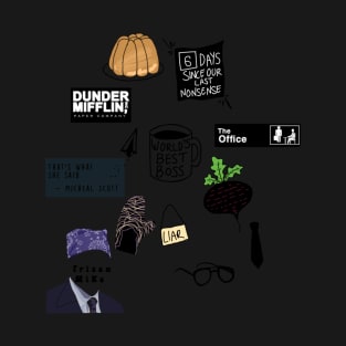 The Office sticker pack T-Shirt