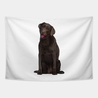 Chocolate Labrador Retriever Dog Chocolate Lab Tapestry