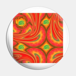 Tie Dye Autumn Pin