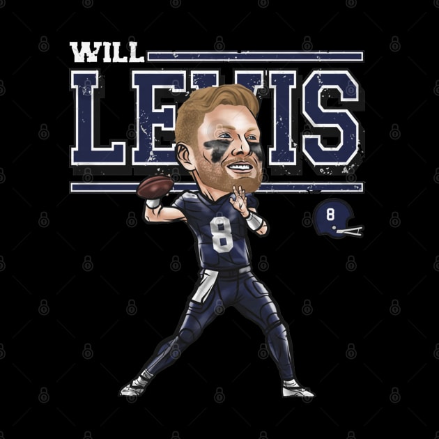 Will Levis Tennessee Cartoon by danlintonpro