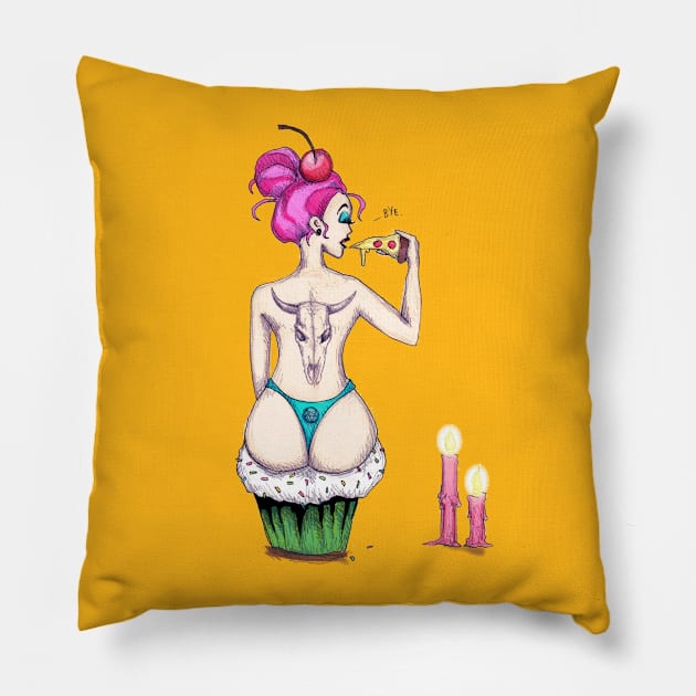 Cake On Cake Pillow by LVBart