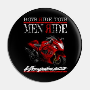 Men Ride Hayabusa Pin