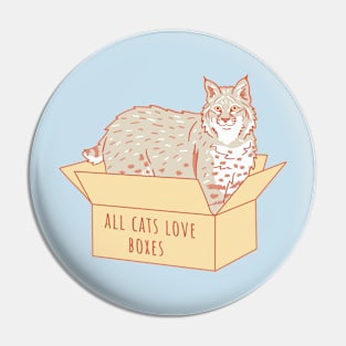 Bobcat in the Box Pin