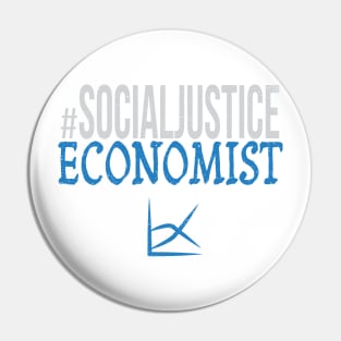 #SocialJustice Economist - Hashtag for the Resistance Pin