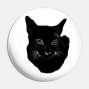 OLIVE OIL THE CAT LOGO Mark Gufler Art Pin