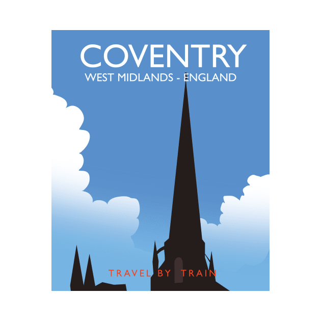 Coventry Cathedral Travel poster by nickemporium1