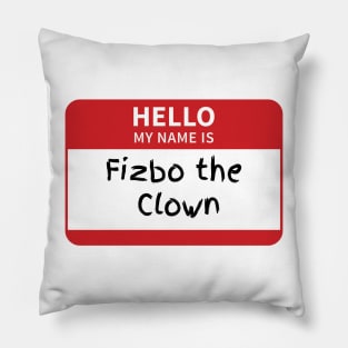 Fizbo the Clown Pillow