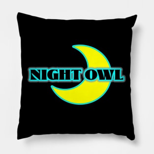 Night Owl Graphic Pillow