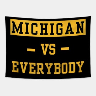 Michigan Vs Eeverything Men Women Everybody Tapestry