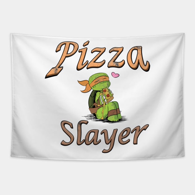 Pizza Slayer Tapestry by MyMotivationalLab