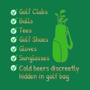 Golf Checklist T-Shirt