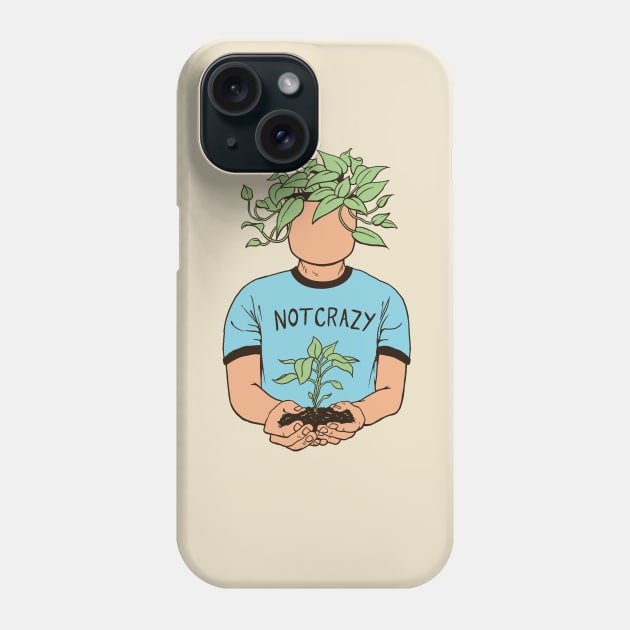 Plant Person Phone Case by Vincent Trinidad Art