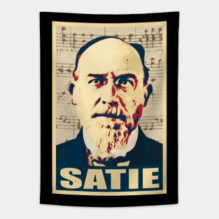 Eric Satie musical notes Tapestry