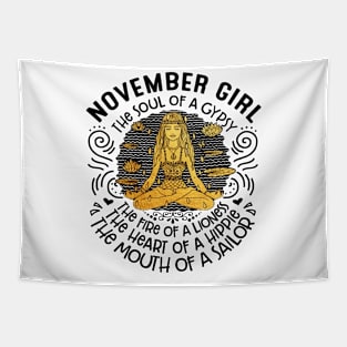 november girl Tapestry